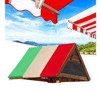 Fydun Tenda da Sole per Esterni in Tessuto di Bue 210D Premium 132x226 Cm - Copertura Impermeabile per Altalena per Giardino, Patio e Cam - Parasole Versatile in Verde, Blu, Rosso (Abbinamento