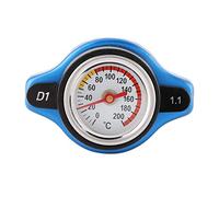 Fydun universale Copertura del tappo del radiatore termostatico per auto Testa piccola con indicatore della temperatura dell'acqua(1,1 bar)