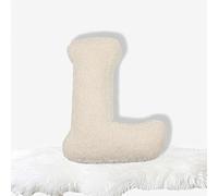 FYDZ Cuscini decorativi personalizzati con iniziali - morbidi cuscini decorativi con 26 lettere inglesi per soggiorno, divano, letto, auto (eterogeneo, L)