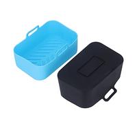 Fyearfly 2 pezzi per friggitrice ad aria in silicone antiaderente Liner per Ninja DZ201 8QT, facile da pulire
