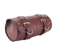 Fyearfly Borsa da sella in pelle PU, 31 cm, per moto, universale, marrone