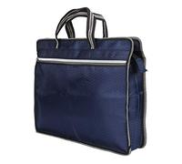 Fyearfly Borsa per Documenti in Tessuto Oxford - Borsa per Documenti in Tessuto Oxford Impermeabile Portatile Organizzatore di Documenti per Riunioni di Lavoro con Cerniera per Contratti(Blu)