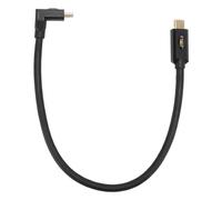 Fyearfly Cavo USB 4.0 di tipo C per thunderbolts 240 W 48 V 5 A USB C ad angolo retto 8 K UHD Video Display 40 Gbit/S trasferimento dati per i Telefon16 Pro