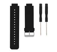 Fyearfly Cinturino regolabile in gel di silice per Garmin Vivoactive, comodo cinturino di ricambio, nero