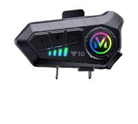 Fyearfly Cuffie Bluetooth per moto, BT5.3, IPX6, 1000 mAh, universali