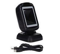 Fyearfly DBS2600 - Lettore di codici a barre da scrivania, lettore di codici QR 1D/2D con LED rosso per POS Retail, USB Plug & Play, funziona su Windows 11, Mac OS, Linux