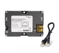 Fyearfly Iniettore Poe Starlink da 150 W, Iniettore Power Over Ethernet Iniettore Power Over Ethernet Passivo Gigabit con Cavo Cat8 DC48-57V