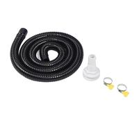 Fyearfly Kit pompa pneumatica da 28 mm, tubo in ABS da 2 m, per barca, colore nero marino