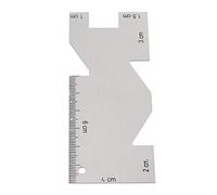 Fyearfly Metal SewingRuler - 1Pcs Misuratore di Metallo Quilting Righello Strumento di Cucito Accessorio per Cucito Ricamo Cucito E Lavorazione Artigianale