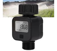 Fyearfly Misuratore di Portata per Irrigazione BSP 3/4", Misuratore di Portata Digitale 1-45,5 L/min Filettatura 3/4 Pollici Misuratore di Portata per Irrigazione e Bagno, per Tubo