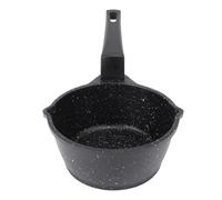 Fyearfly Piccolo rivestimento di pietra di Maifan della pentola dell'olio antiaderente, pulizia facile, vaso profondo di progettazione