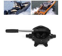 Fyearfly Pompa di Sentina Manuale, 45L/min/720 GPH Pompa Acqua Autoadescante, Pompa di Trasferimento Acque Reflue Marine a Membrana per Diesel, Rifiuti, Acqua Salata, Acqua di Sentina