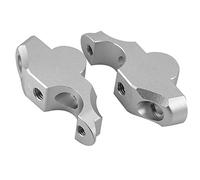 Fyearfly Rialzo per manubrio, 28 mm/25 mm, in alluminio CNC, per R NineT R9T 2014-2018, argento