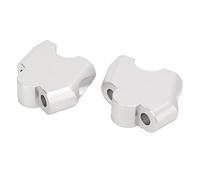 Fyearfly Rialzo per manubrio, 30 mm/20 mm, in alluminio, per CB500F/X 2013-17 NC700X 2012-13, argento