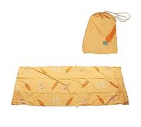 Fyearfly Sacco a pelo 80 x 210 cm Lenzuolo a prova di polvere in fibra super sottile Hotel Viaggio d'affari Viaggio Sacco a pelo (Arancia)