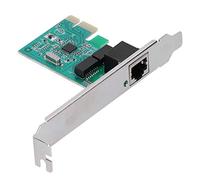 Fyearfly Scheda di rete PCIE, 1000M autoadattante, installazione senza driver, aumenta la velocità del desktop, compatibile con più sistemi