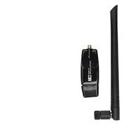 Fyearfly Scheda di rete wireless, 300 Mbps ad alta velocità, adattatore WiFi portatile compatto con antenna, interfaccia USB 3.0, Dual Band per connessione stabile, compatibile con Android e Windows
