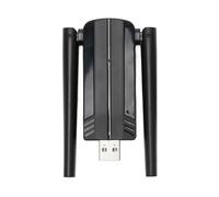 Fyearfly Scheda di rete wireless USB 3.0, adattatore dual band WiFi6 1800 m, velocità veloce 5G, connessione stabile, installazione facile, design compatto