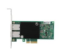Fyearfly Scheda LAN Gigabit a 2 porte, adattatore di rete PCI-E X4 da 10 Gbps, aumenta il trasferimento dei dati, soluzione conveniente per una connettività Ethernet veloce