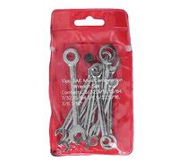 Fyearfly Set di 10 chiavi in acciaio al cromo vanadio, mini strumenti combinati, essenziali per spazi ristretti, durevoli e versatili, ottimo rapporto qualità-prezzo per gli appassionati del fai da te