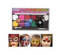 Fyearfly Set di 15 colori per il viso a base d'acqua per feste di Halloween