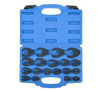 Fyearfly Set di 19 chiavi metriche a piede di corvo in acciaio Cr-Mo da 8-32 mm, risolve le sfide in spazi ristretti, include una cassetta degli attrezzi per una facile conservazione