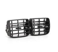 Fyearfly Set di 2 griglie di ventilazione per Clio II Thalia I 1998-2006 ABS nero