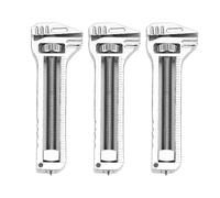 Fyearfly Set di 3 mini chiavi multiutensili, chiave regolabile e apribottiglie per campeggio, escursionismo, zaino in spalla, design compatto, facile da trasportare