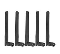 Fyearfly Set di 5 antenne 2,4 G, impermeabile omnidirezionale SMA maschio, aumenta il segnale WiFi domestico, design pieghevole durevole