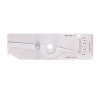 Fyearfly Set di saldature d'angolo Gage Gauge Test di ispezione della saldatura Righello per sottosquadro a L in acciaio inossidabile ulnare