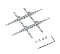 Fyearfly Set di strumenti per la riparazione dell'obiettivo della fotocamera, design staccabile Tic-tac-Toe, include 2 punte, 4 viti, 1 chiave esagonale, soluzione conveniente per una manutenzione