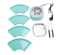 Fyearfly Smores Maker Elettrico da Interno, 4 Vassoi, Calore Regolabile, Cioccolato & Marshmallow Roaster, Spina EU 220V, Perfetto per le Feste