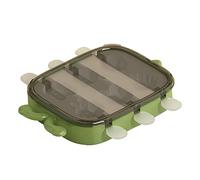 Fyearfly Stampo per gelato a forma di animale, in silicone, facile da rilasciare, verde
