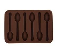 Fyearfly Stampo per torte e cioccolatini, antiaderente, a forma di cucchiaio, strumento di cottura fai da te, facile rilascio, accessori da cucina durevoli