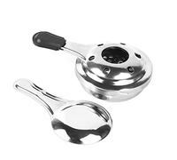 Fyearfly Stufa portatile ad alcol in acciaio inox, strumento compatto da campeggio, facile da usare, conveniente