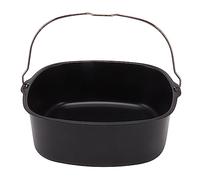 Fyearfly Teglia antiaderente con manico per friggitrice, 17,8 cm, facile da usare