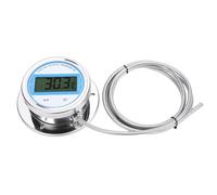 Fyearfly Termometro Digitale in Acciaio Inossidabile, Strumento Elettronico per la Misurazione della Temperatura 'Acqua Accurato -50-200 ℃ con Sonda Filettata 5 M, per Tubi
