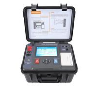 Fyearfly Tester per Resistenza CC, Misuratore di Resistenza CC Multifunzione LCD a Colori Professionale 10,0uΩ-1000,0KΩ Megohmmetro, per elettricità e Telecomunicazioni