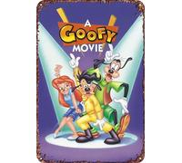 FYELVO A Goofy Movie Movie Metal Tin Sign Poster Decor per soggiorno bar segno decorativo per parete 30,5 x 20,3 cm