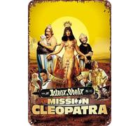 FYELVO Asterix & Obelix, poster del film Mission Cleopatra, divertente targa in metallo, decorazione da parete per la casa, 20,3 x 30,5 cm