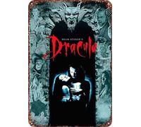 FYELVO Bram Stokers Dracula cover Vintage Metal Tin Signs Retro Garage Signs Poster Movie Sign Man Cave Decor 20,3 x 30,5 cm