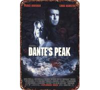 FYELVO Dante's Peak Movie - Targa decorativa in metallo per soggiorno, bar, 30,5 x 20,3 cm