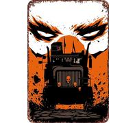 FYELVO Mad Max Fury Road - Poster decorativo da parete in latta con film anime, decorazione per soggiorno e bar, 30,5 x 20,3 cm