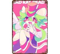FYELVO Mad Rat Dead, cartello decorativo in metallo per soggiorno, bar, 30,5 x 20,3 cm