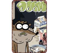 FYELVO MF DOOM RAPPER MUSIC Anime Metallo Metallo Targa Poster Decorazione per Soggiorno Cafe Targa Decorativa per Parete 30,5 x 20,3 cm