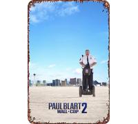 FYELVO Paul Blart: Mall Cop 2, cartello decorativo in metallo per soggiorno, bar, 30,5 x 20,3 cm