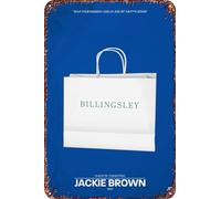 FYELVO Poster del film Jackie Brown, divertente targa in metallo, decorazione da parete per esterni e casa, 20,3 x 30,5 cm