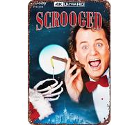 FYELVO Scrooged - Targa decorativa in metallo per soggiorno, bar, 30,5 x 20,3 cm