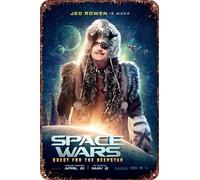 FYELVO Space Wars: Quest for the Deepstar Movie Targa decorativa in metallo per soggiorno e bar, 30,5 x 20,3 cm