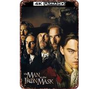 FYELVO Targa decorativa in metallo con scritta in inglese "The Man in the Iron Mask", per soggiorno, bar, 30,5 x 20,3 cm
